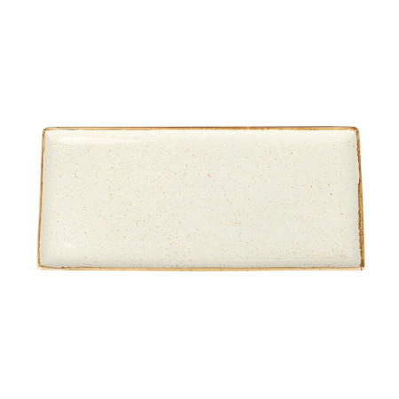 Блюдо прямоугольное Porland Seasons Beige, 35х16 см 