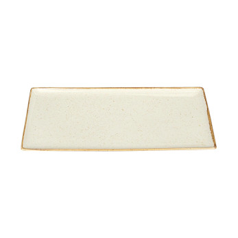 Блюдо прямоугольное Porland Seasons Beige, 35х16 см 