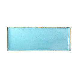 Блюдо прямоугольное Porland Seasons Turquoise, 35х16 см 