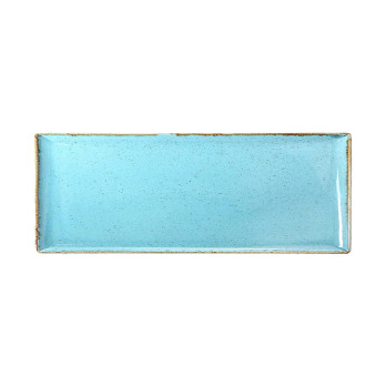 Блюдо прямоугольное Porland Seasons Turquoise, 35х16 см 