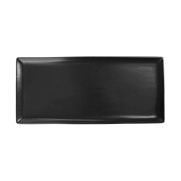 Блюдо прямоугольное Porland Black, 35х16 см 