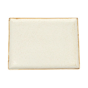 Блюдо прямоугольное Porland Seasons Beige, 21х27 см