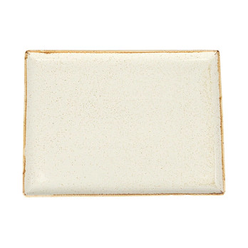 Блюдо прямоугольное Porland Seasons Beige, 21х27 см 