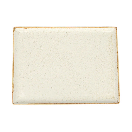 Блюдо прямоугольное Porland Seasons Beige, 21х27 см 