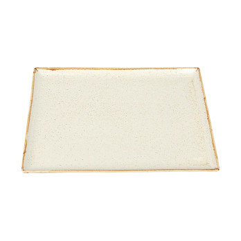 Блюдо прямоугольное Porland Seasons Beige, 21х27 см 
