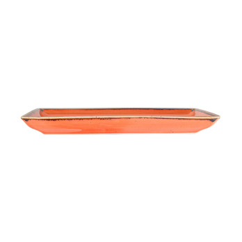 Блюдо прямоугольное Porland Seasons Orange, 21х27см 