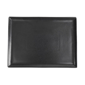Блюдо прямоугольное Porland Seasons Black, 21х27см