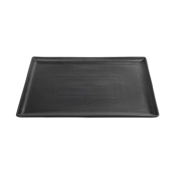 Блюдо прямоугольное Porland Seasons Black, 21х27см 