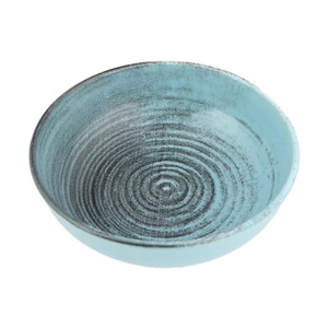 Салатник полуглубокий Porland Lykke Turquoise, 13 см
