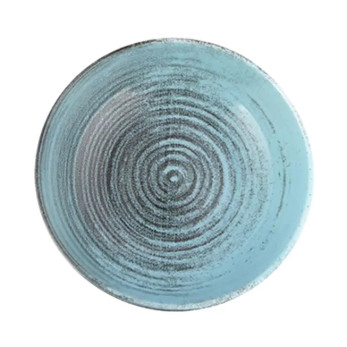 Салатник полуглубокий Porland Lykke Turquoise, 13 см