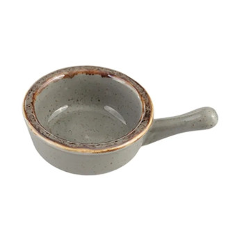 Мини-диш с ручкой Porland Seasons Dark Grey, 7х13 см 