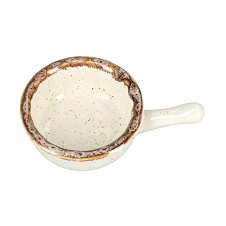 Мини-диш с ручкой Porland Seasons Beige, 7х13 см 