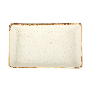 Блюдо прямоугольное Porland Seasons Beige, 16х10 см