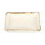 Блюдо прямоугольное Porland Seasons Beige, 16х10 см 