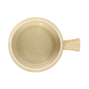 Салатник с ручкой Porland Stoneware Pearl, 14 см 