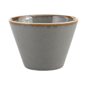 Чаша коническая Porland Seasons Dark Grey, 12 см