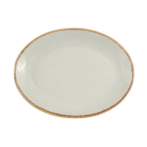 Блюдо овальное Porland Seasons Grey, 24х19 см 