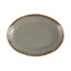 Блюдо овальное Porland Seasons Dark Grey, 24х19 см 