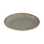 Блюдо овальное Porland Seasons Dark Grey, 24х19 см 