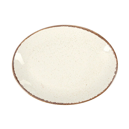 Блюдо овальное Porland Seasons Beige, 24х19 см 
