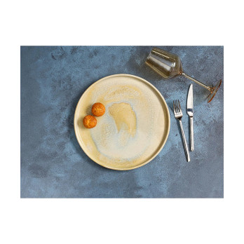 Тарелка с вертикальным бортом Porland Stoneware Pearl, 27 см 