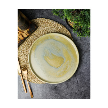 Тарелка с вертикальным бортом Porland Stoneware Pearl, 27 см 