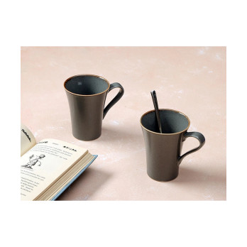 Кружка Porland Seasons Dark Grey, 340 мл 