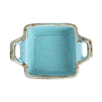 Соусник квадратный Porland Seasons Turquoise, 7х10 см
