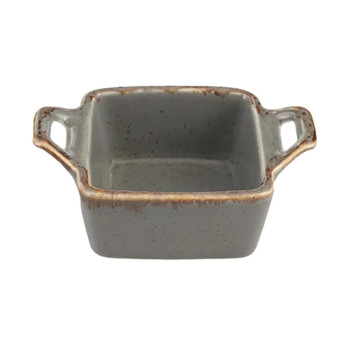 Соусник квадратный Porland Seasons Dark Grey, 7х10 см 