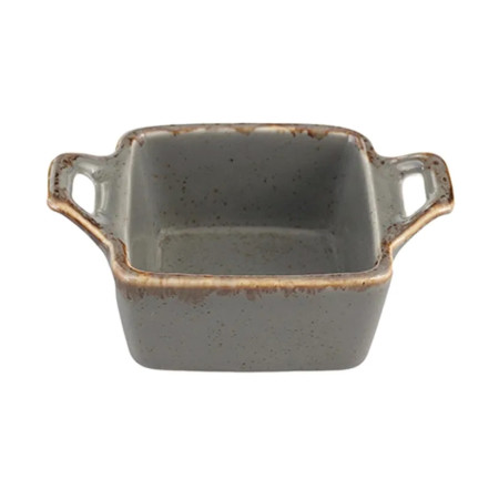Соусник квадратный Porland Seasons Dark Grey, 7х10 см 