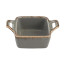 Соусник квадратный Porland Seasons Dark Grey, 7х10 см 