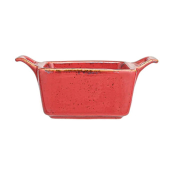 Соусник квадратный Porland Seasons Red, 7х10 см 