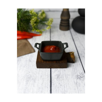 Соусник квадратный Porland Seasons Black, 7х10 см  