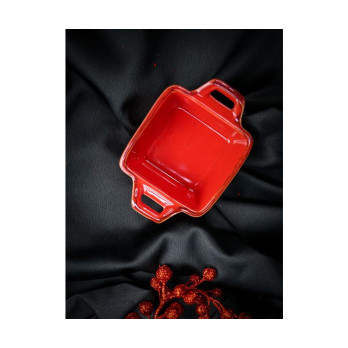 Соусник квадратный Porland Seasons Red, 7х10 см 
