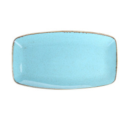 Блюдо прямоугольное Porland Seasons Turquoise, 31х18 см 