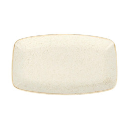 Блюдо прямоугольное Porland Seasons Beige, 31х18 см 