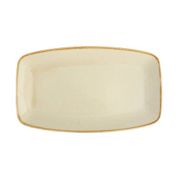 Блюдо прямоугольное Porland Seasons Yellow, 31х18 см  