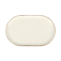 Плато овальное Porland Seasons Beige, 32х20 см  