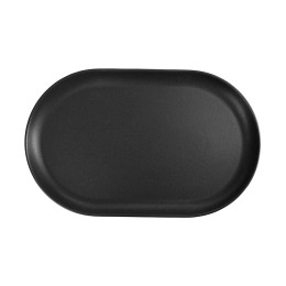 Плато овальное Porland Seasons Black, 32х20 см 