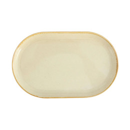 Плато овальное Porland Seasons Yellow, 32х20 см 