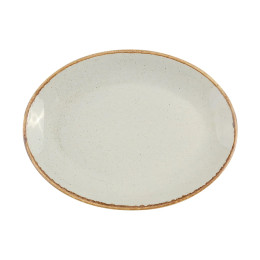 Блюдо овальное Porland Seasons Grey, 31х24 см 