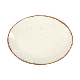 Блюдо овальное Porland Seasons Beige, 31х24 см