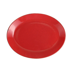 Блюдо овальное Porland Seasons Red, 31х24 см