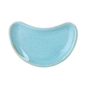 Соусник-полумесяц Porland Seasons Turquoise, 7х11 см