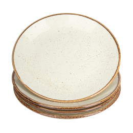 Набор десертных тарелок Porland Seasons Beige, 18 см, 4 шт.